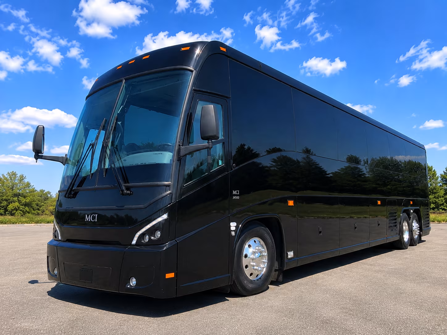 charter buses for bridal party transportation across south orange county