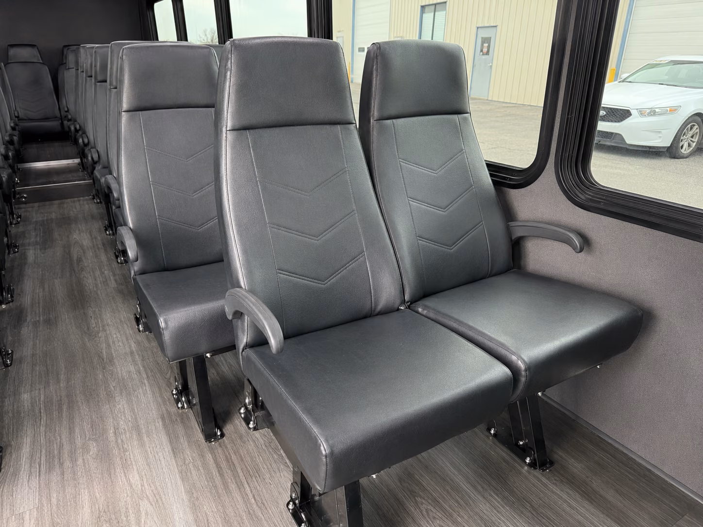 mission viejo 20 passenger minibus interior