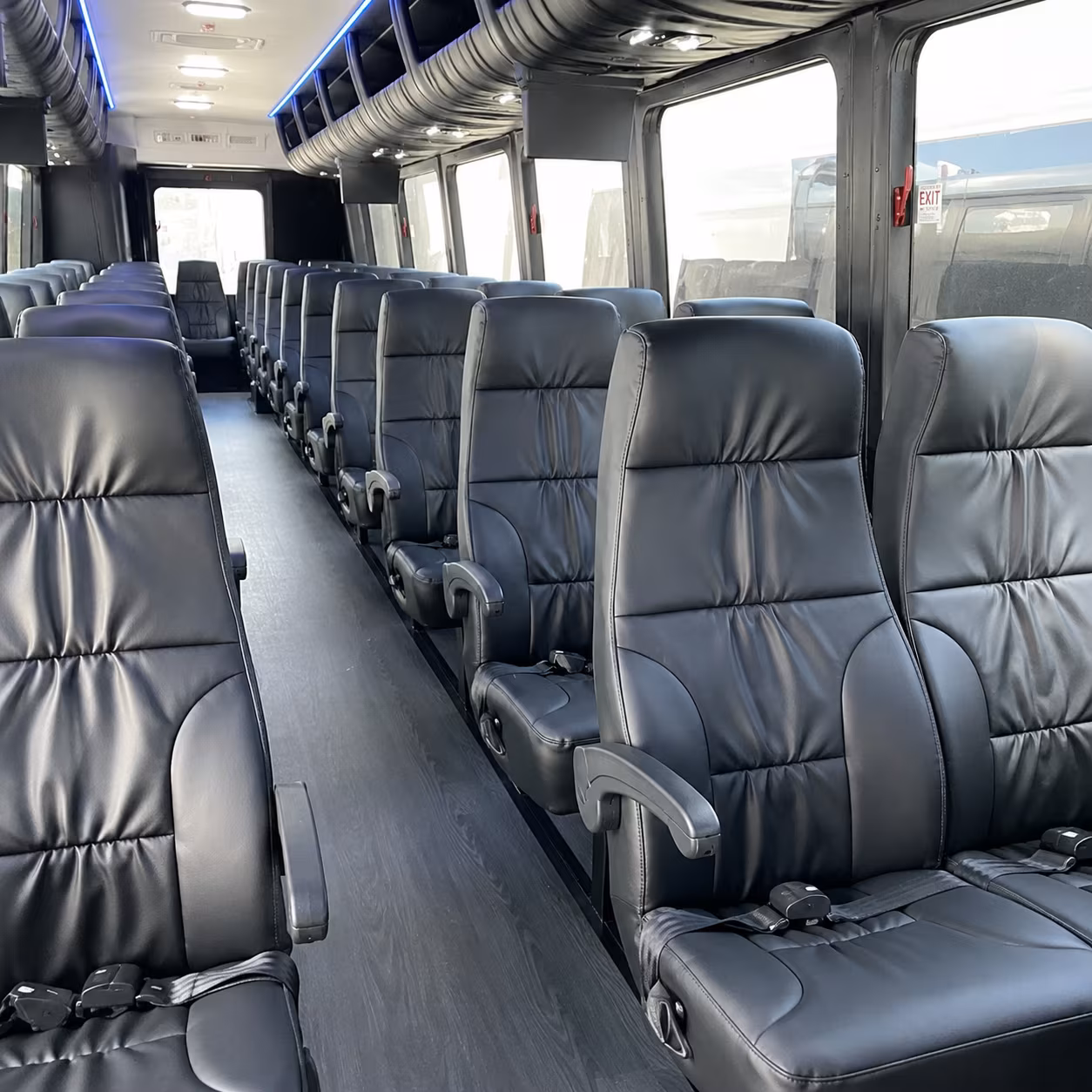 mission viejo 25 passenger minibus interior