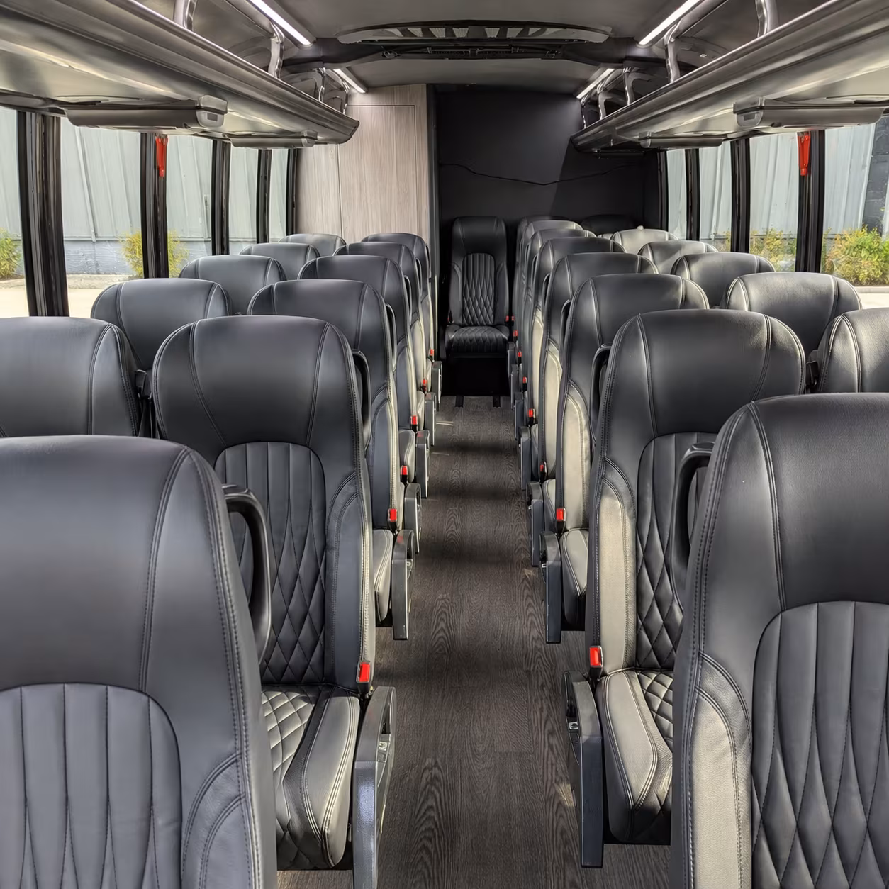 mission viejo 28 passenger minibus interior