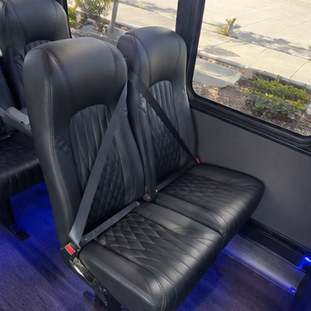 mission viejo 30 passenger minibus inside