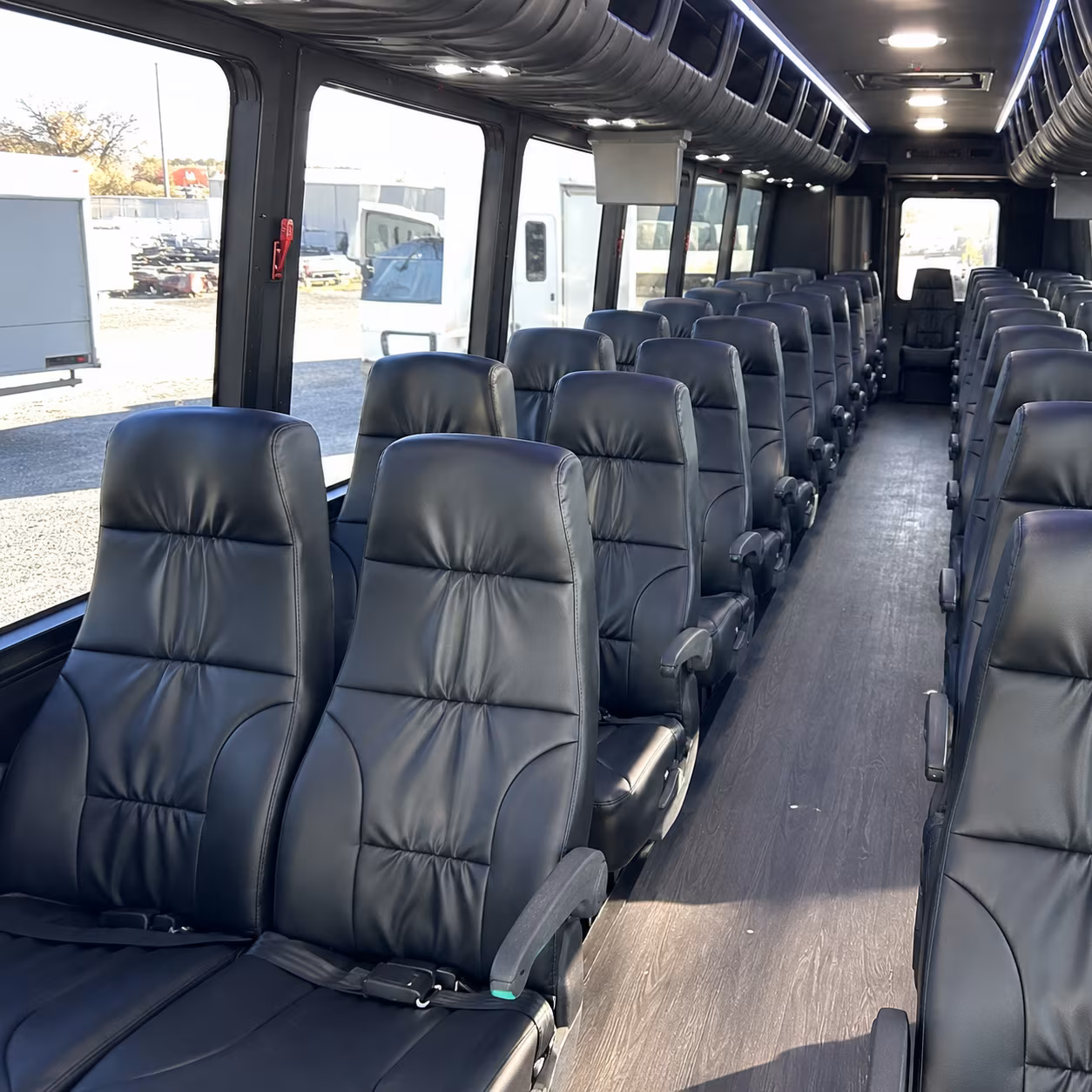 mission viejo 35 passenger minibus interior