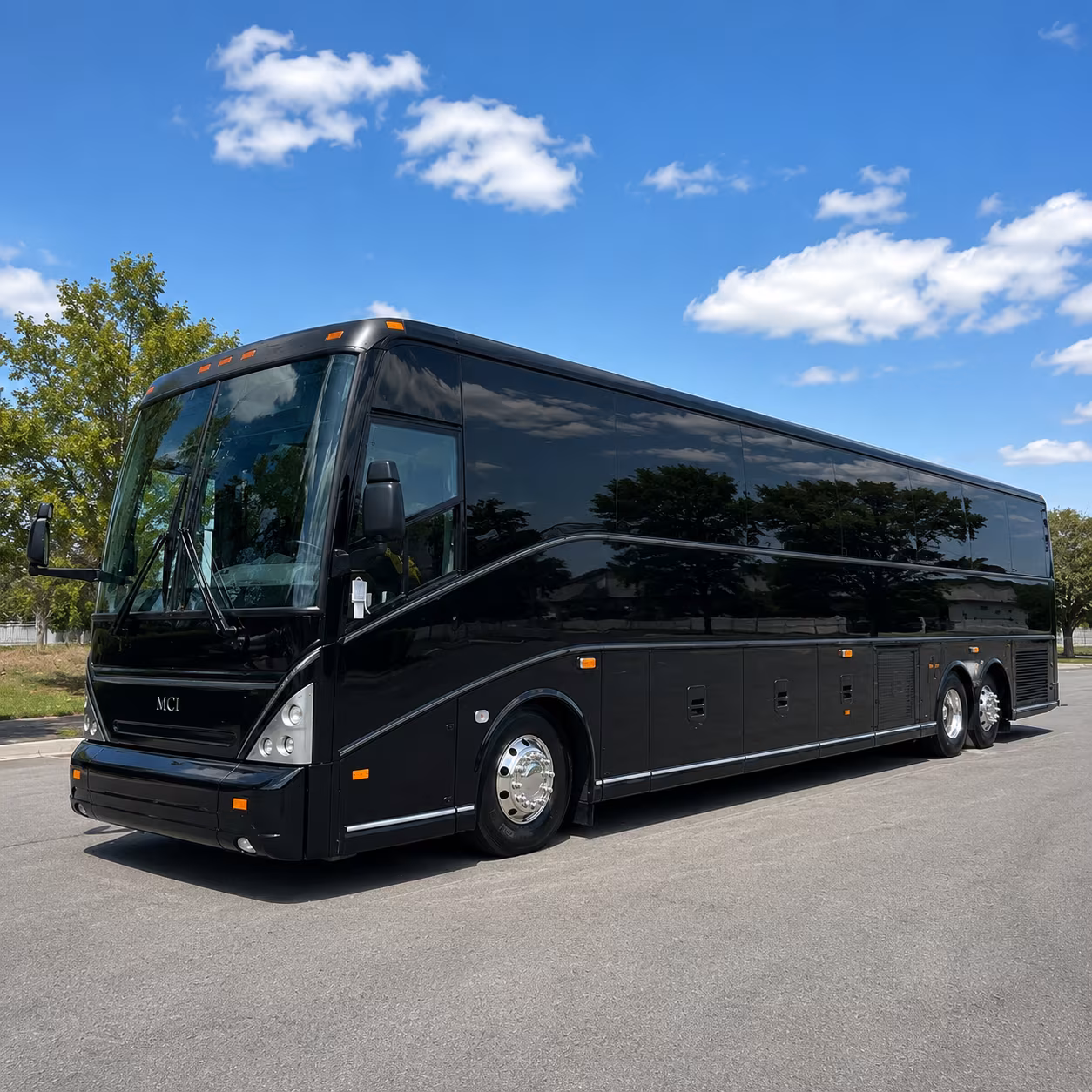 mission viejo 56 passenger charter bus