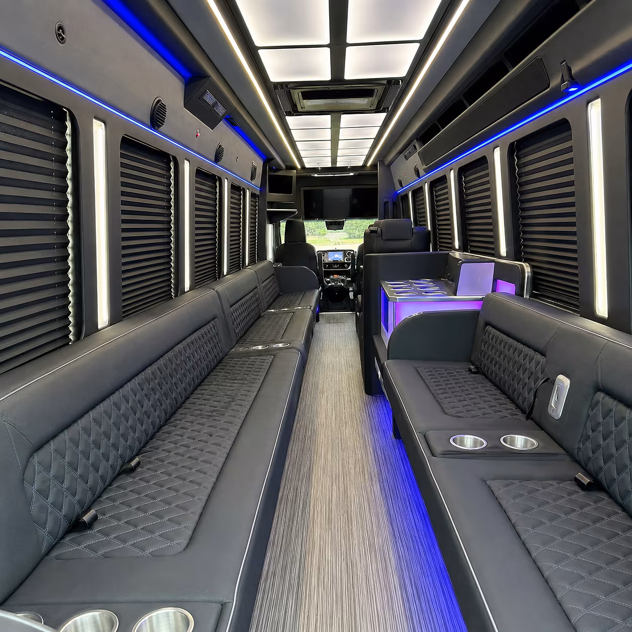 mission viejo party bus inside