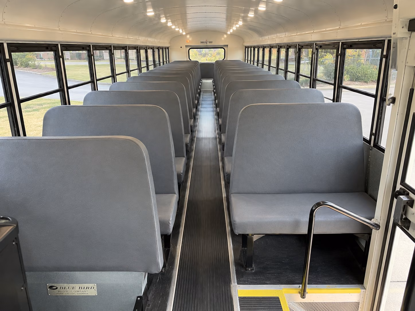 mission viejo school bus inside
