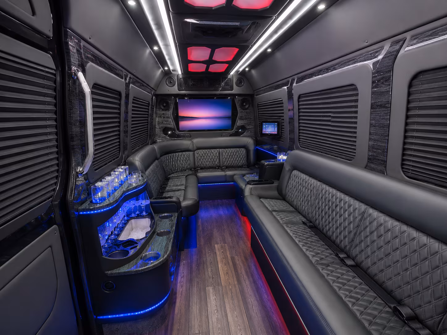 mission viejo sprinter limousine inside