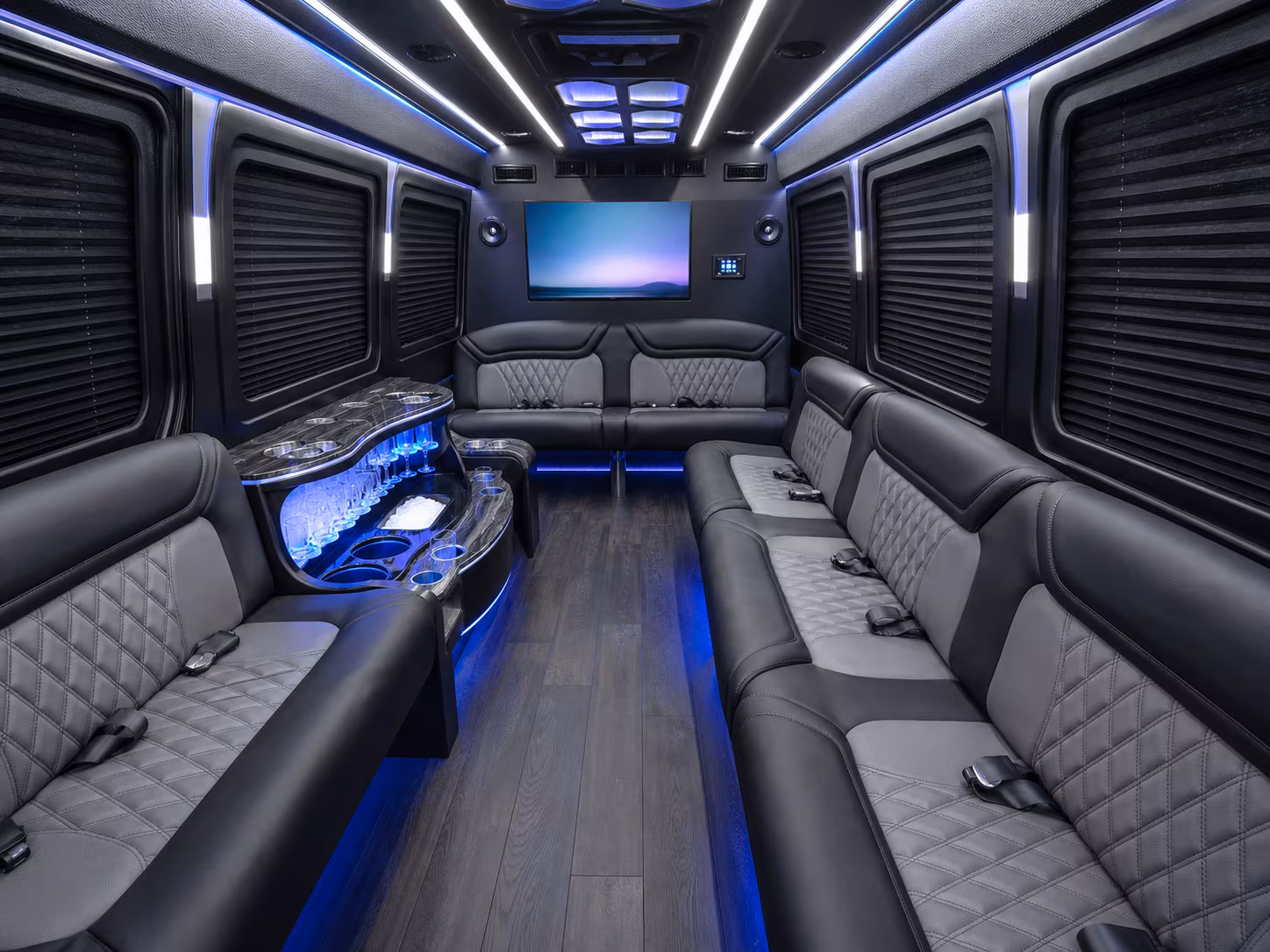 mission viejo sprinter limousine interior