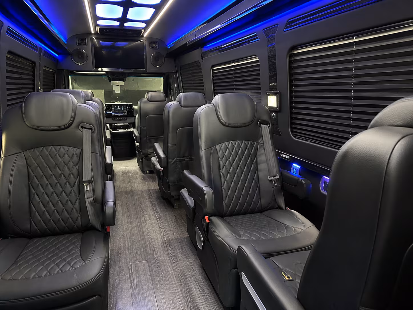 mission viejo sprinter van with driver inside