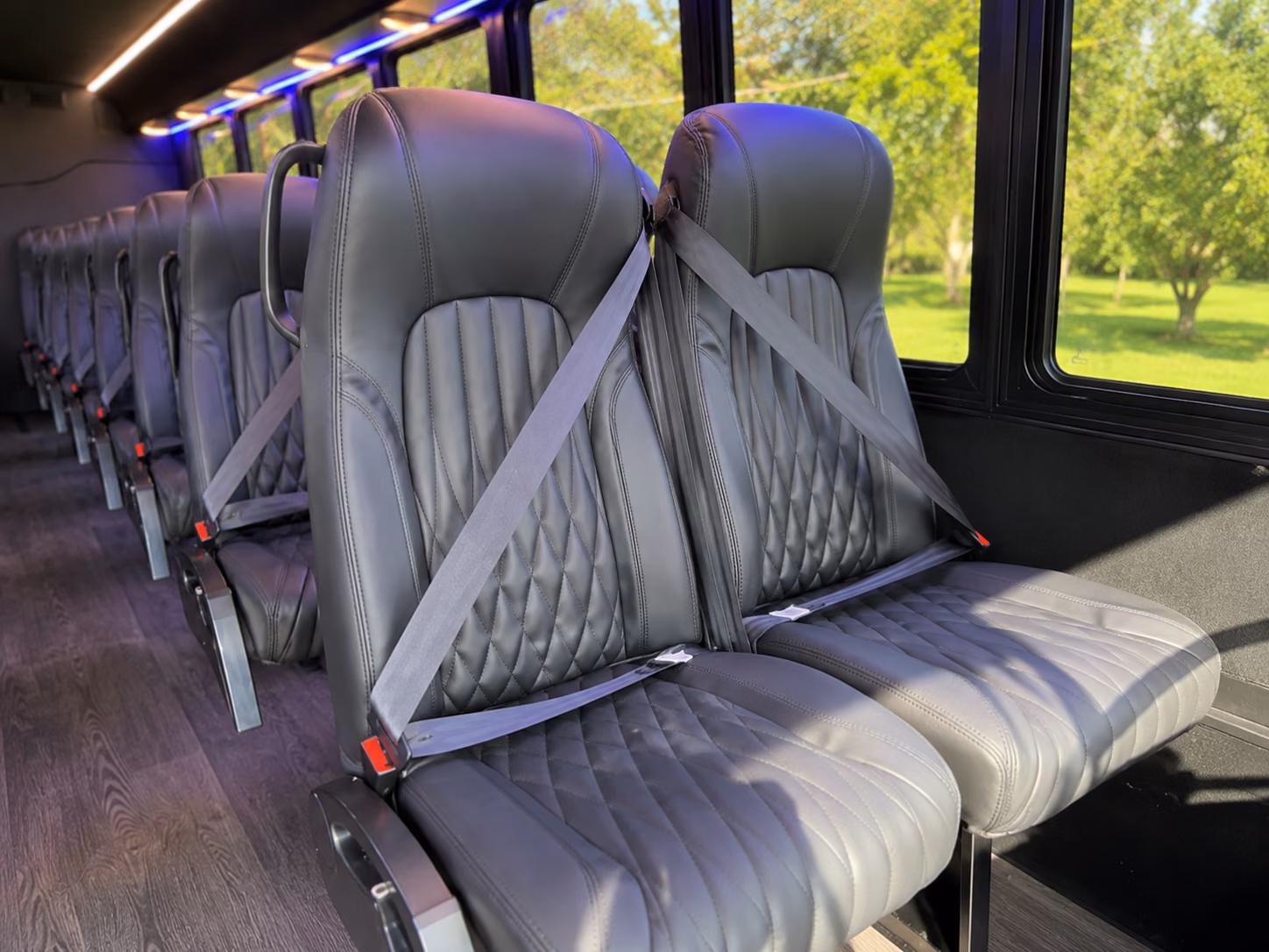 shuttle buses for wedding guests between mission viejo hotels and venues